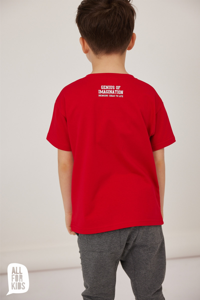 Koszulka czerwona all for kids ICON